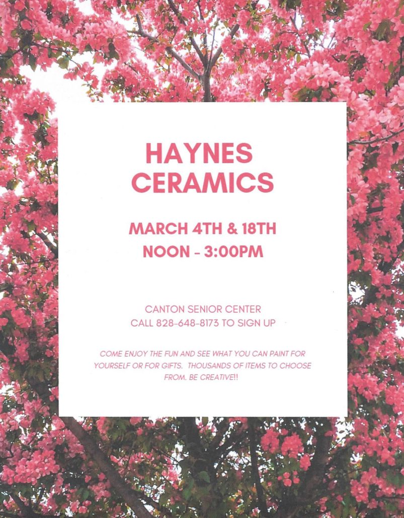 M_Haynes Ceramics March 2019