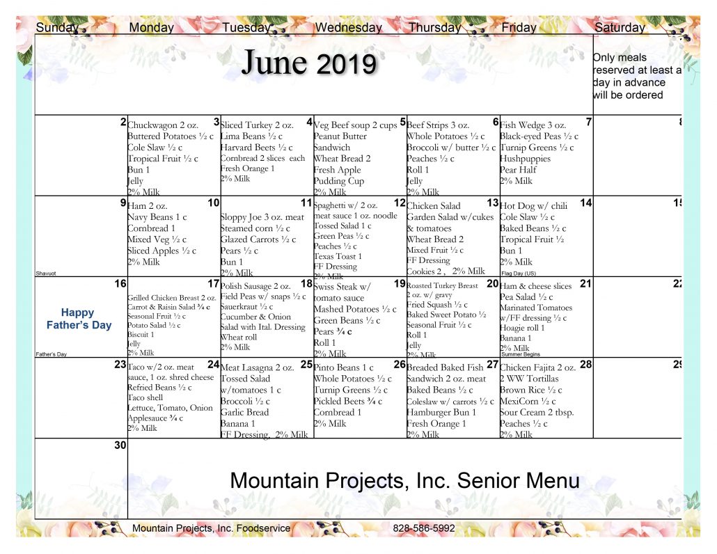 Menu_June